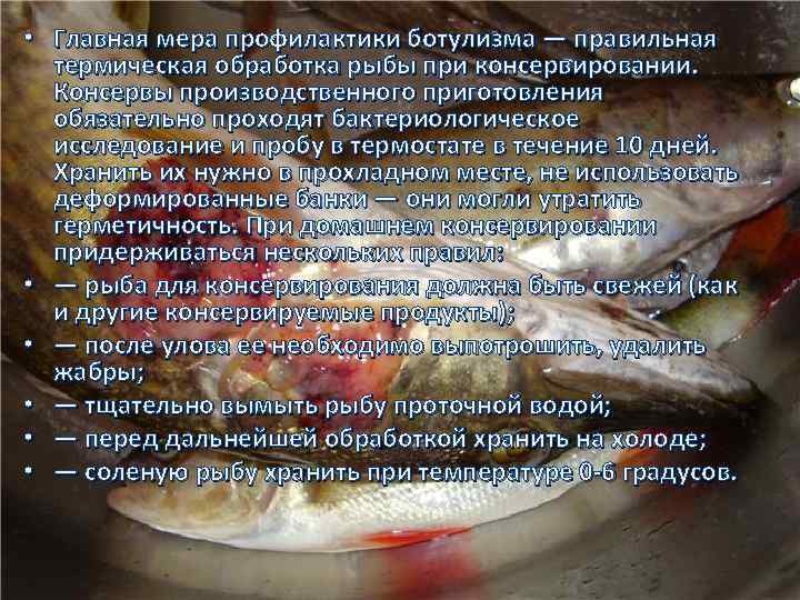 Хранение маринованной рыбы рецепт