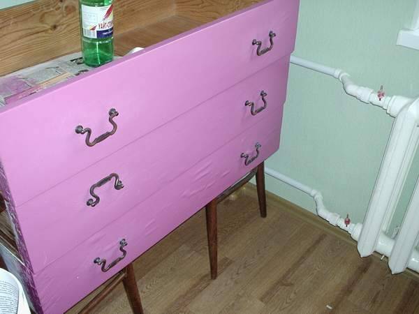 Как покрасить полированный шкаф без ошкуривания