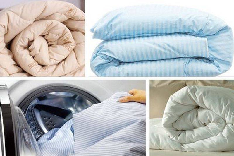 Как постирать одеяло из синтепона в стиральной машине?
