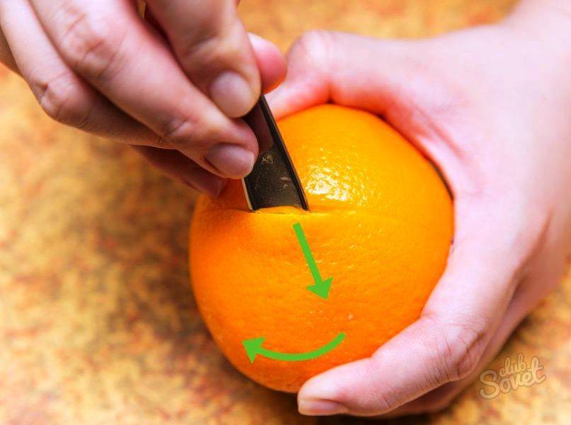 Как почистить апельсин от кожуры быстро и правильно: видео