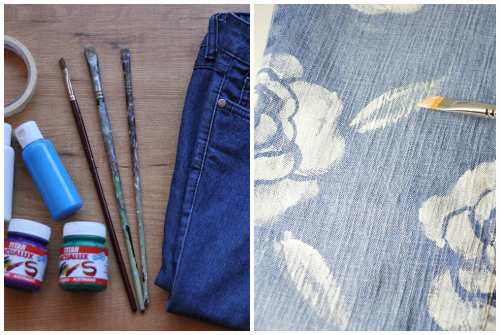 Чем и как самостоятельно покрасить джинсы: синька, краска для волос и другие красители