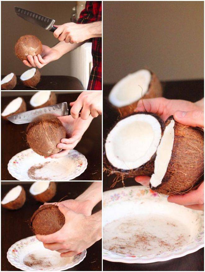 Как открыть кокос в домашних условиях: эффективные способы и советы
