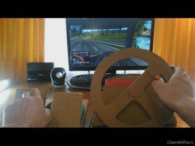 Игровой руль с педалями на компьютер своими руками - сделай сам