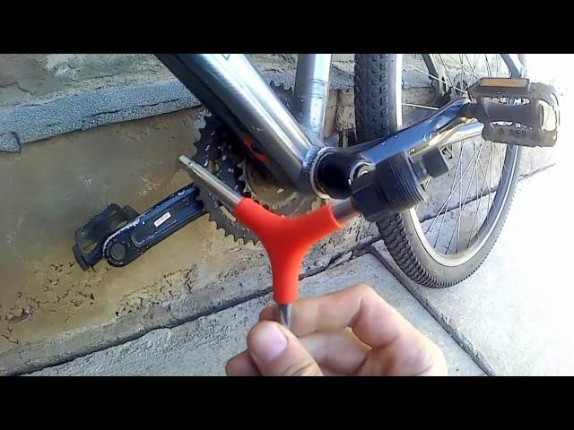 Как разобрать каретку на велосипеде стелс