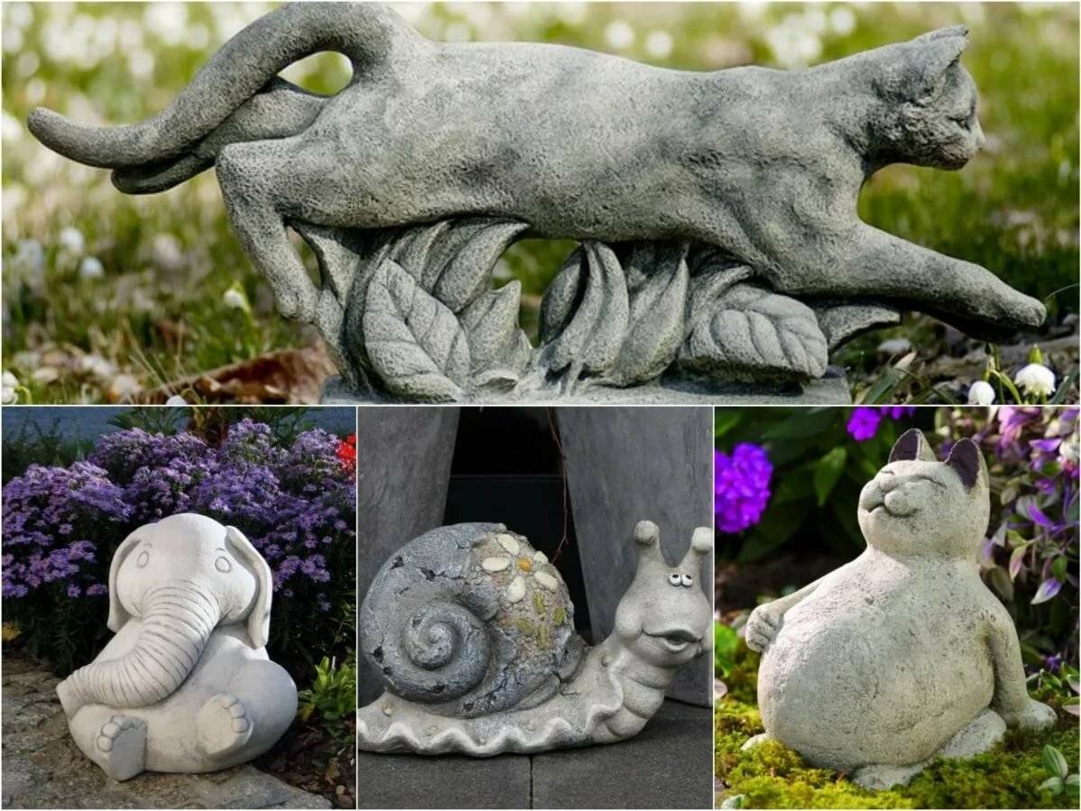 Раствор для садовых и парковых скульптур: из бетона, из гипса, из цемента