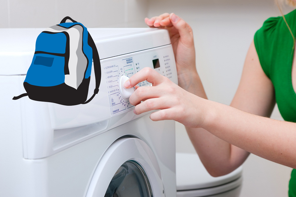 Стирка рюкзака в стиральной машине - можно или нет?