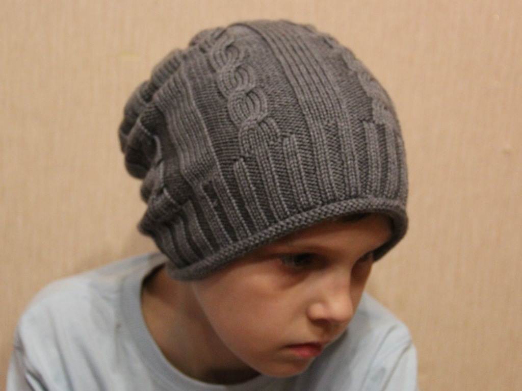 . зимние шапки для подростка - вязание - страна мам