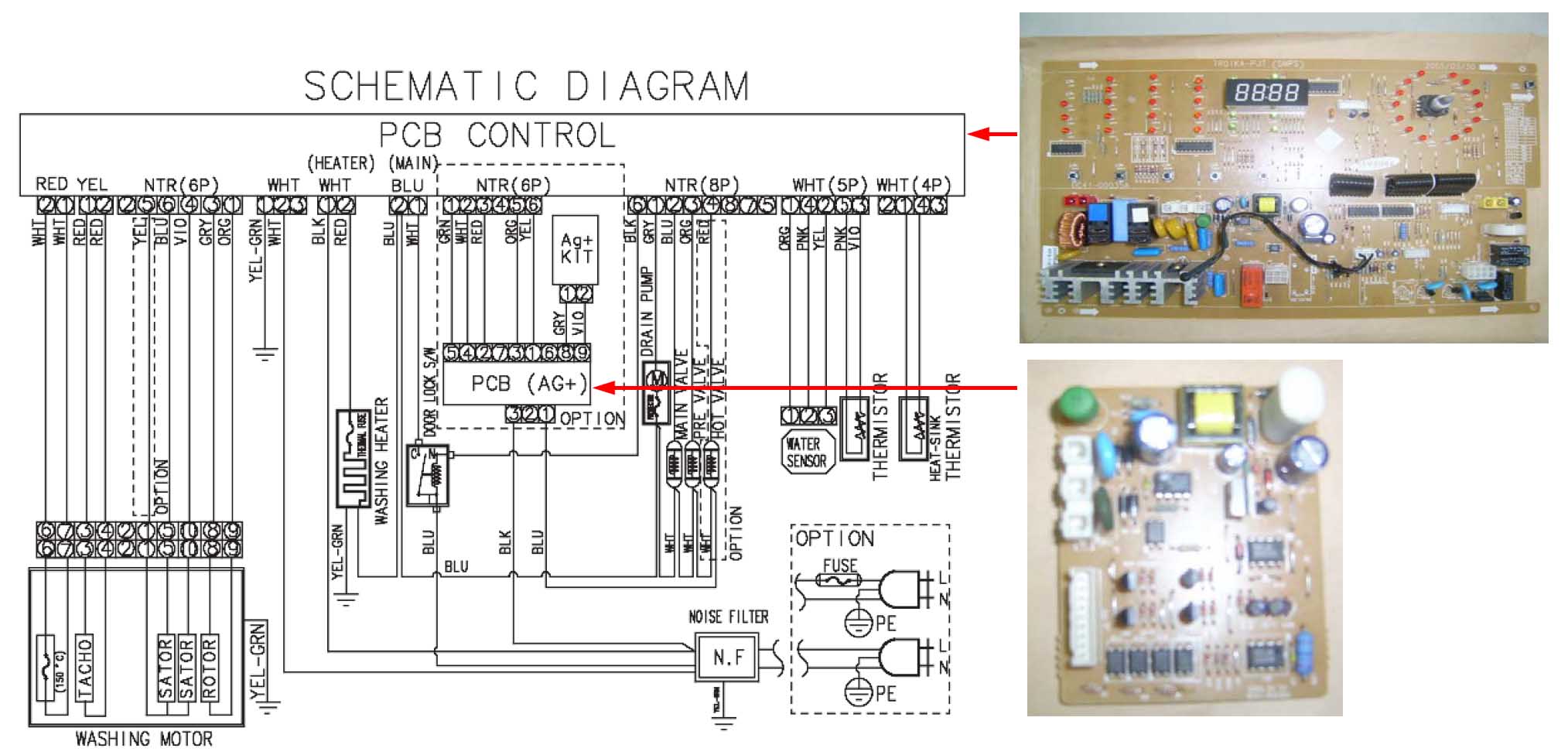 Pcb 16200216505 модуль управления схема