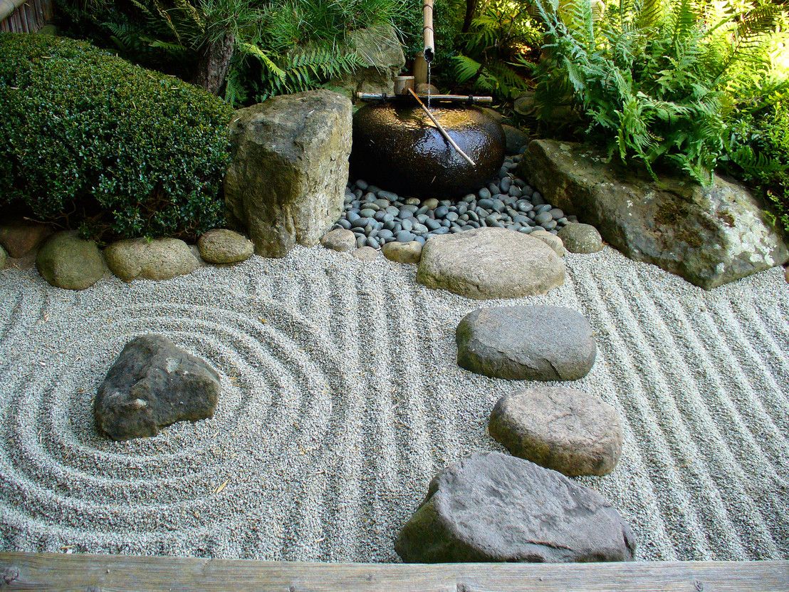 Миниатюрный сад камней суисэки. мастер-класс с фото