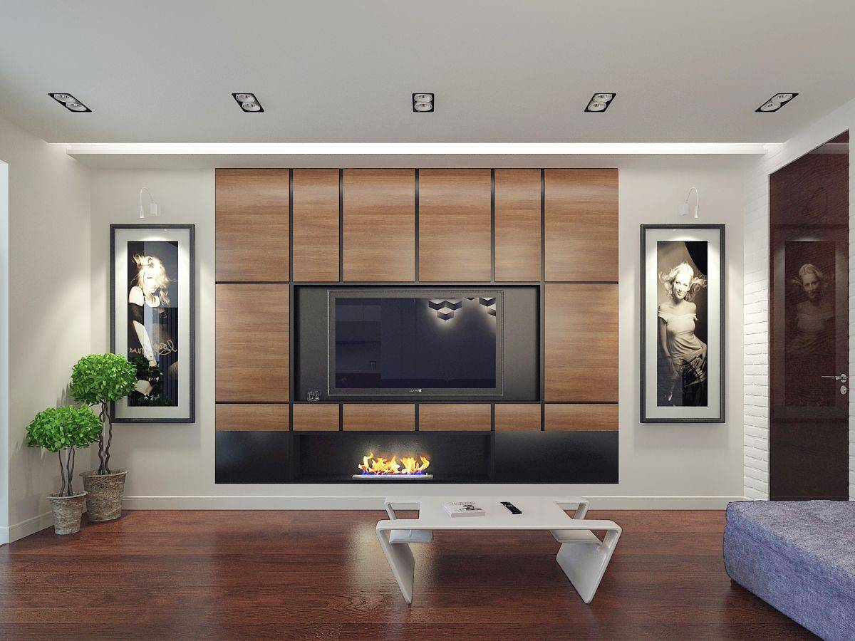Телевизор в гостиной - 125 фото стильных способов оформления места под телевизор