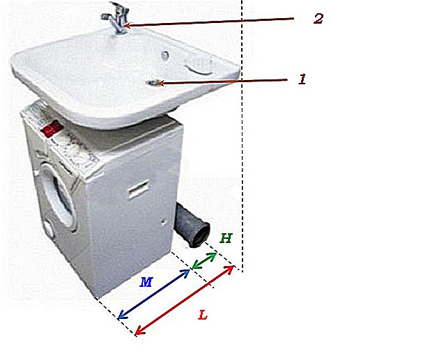 Установка раковины над стиральной машиной: инструкция по установке раковины своими руками