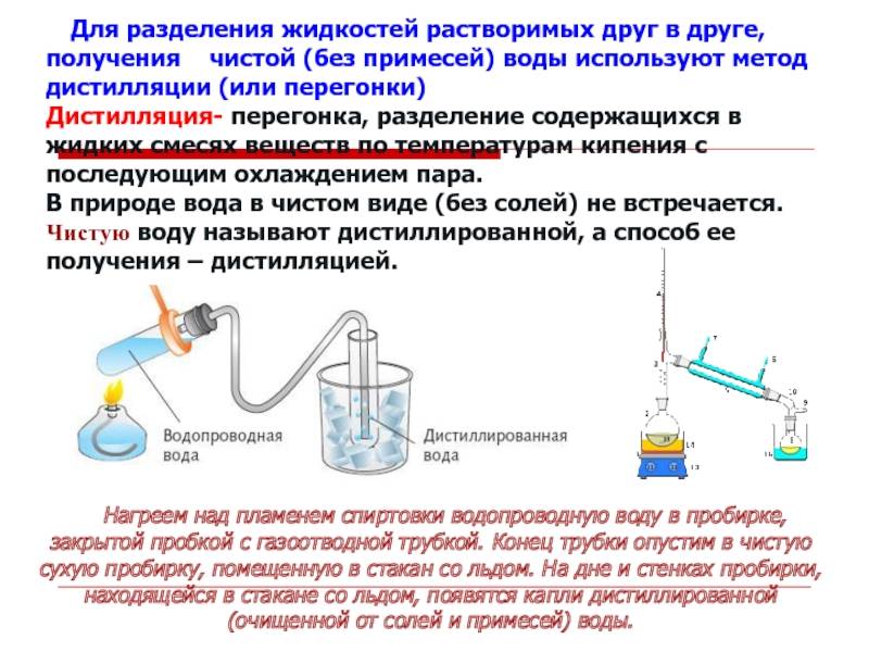 Очистка веществ. Дистилляция метод разделения. Дистилляция Разделение смесей химия. Смеси химия дистилляция (перегонка) —. Способы разделения смесей химия дистилляция перегонка.