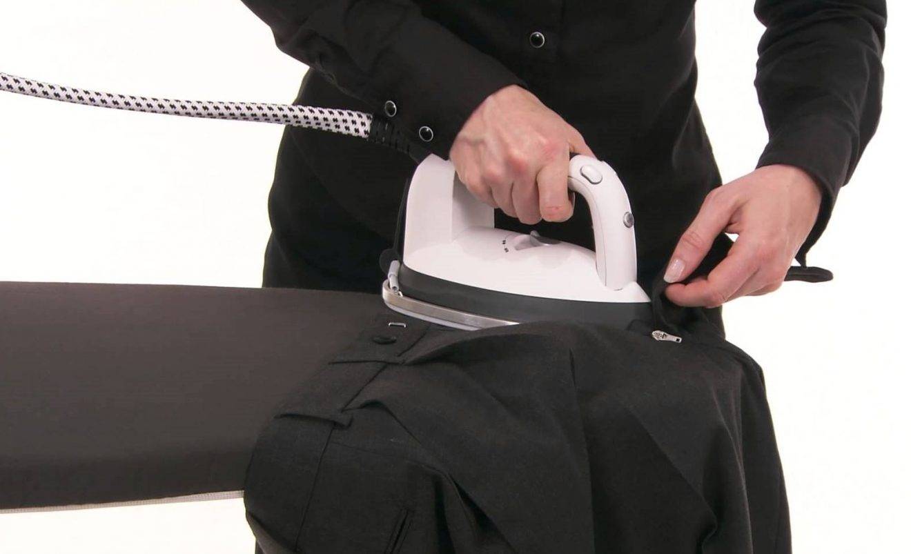 Как гладить брюки со стрелками?