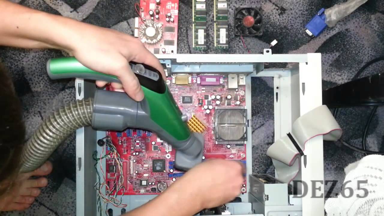 Правильно чистим компьютер от пыли