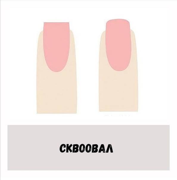 Маникюр на квадратную форму ногтей 2020. больше 200 фото новинок красивого и модного маникюра | volosomanjaki.com