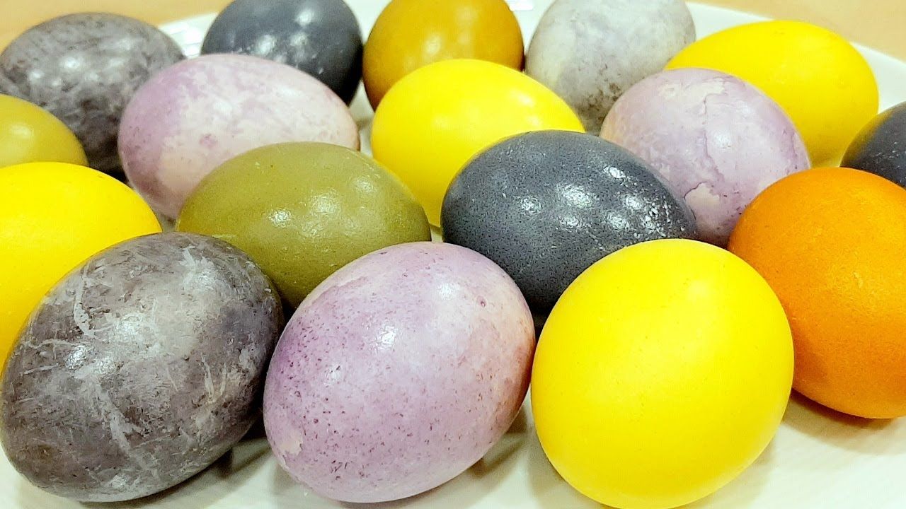 Покраска яиц на пасху в домашних условиях — 9 способов покраски пасхальных яиц