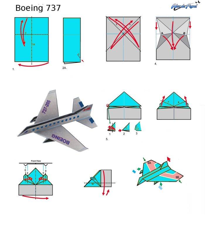 Как сделать бумажный самолётик, который долго летает