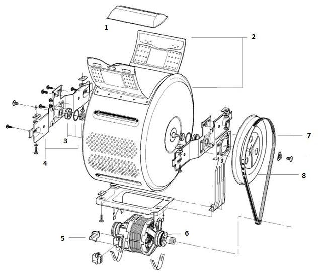 Ремонт стиральной машинки bosch: самостоятельная разборка и диагностика