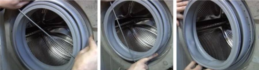 Замена манжеты люка стиральной машины samsung