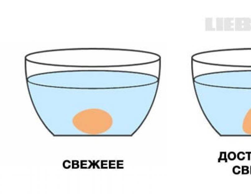 Если яйцо всплывает