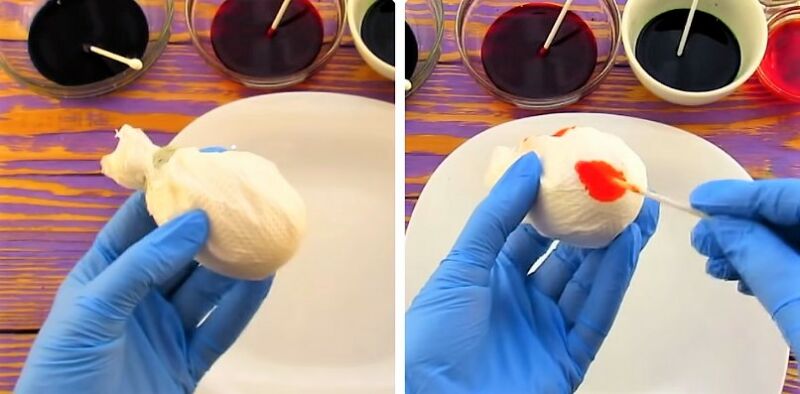 Как покрасить яйца на пасху своими руками