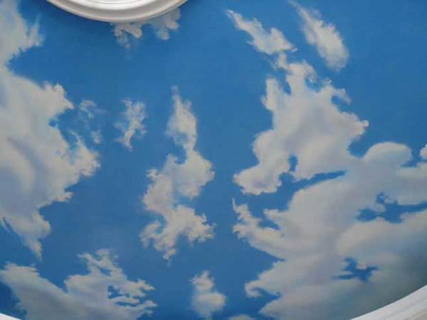 Рисунки на потолке: видео-инструкция по оформлению потолочного покрытия своими руками, как нарисовать небо, нанести 3d (3д), фото
