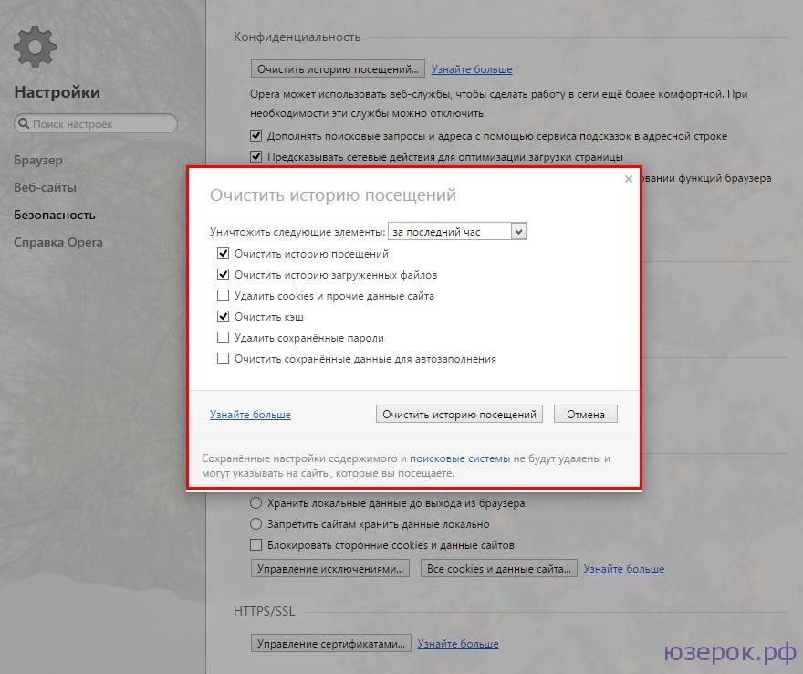 Удаленные истории поиск. Очистить историю в опере на компе. Очистка истории в опере.