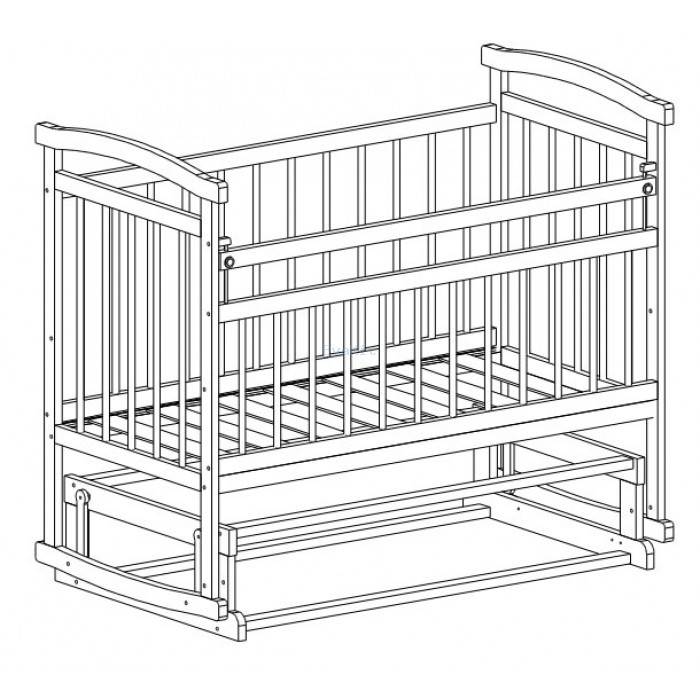Инструкция, как собрать детскую деревянную кроватку