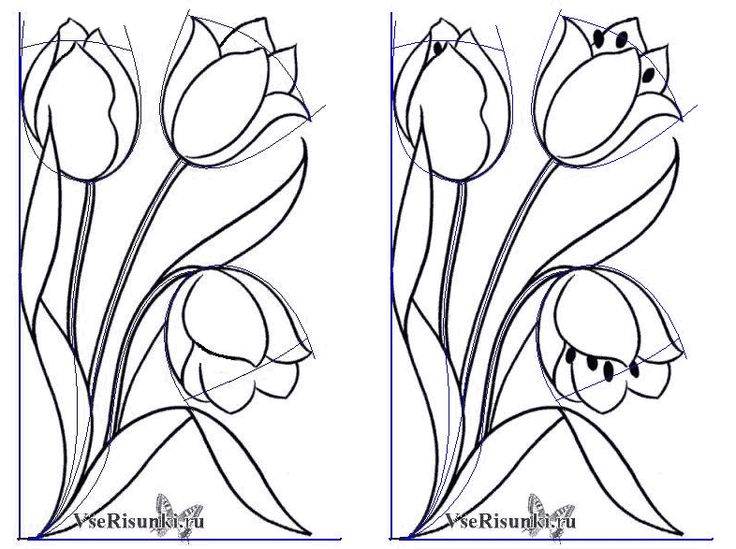 Как можно нарисовать цветы - пошаговые схемы - handskill.ru